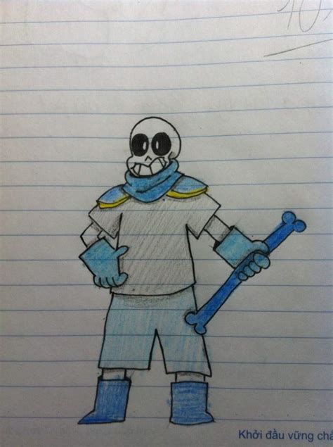 How To Draw Underswap Sans Undertale Roleplayers Amino