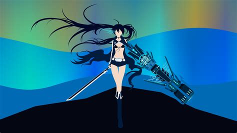 Black Rock Shooter Hd Wallpaper Background Image 2560x1440 Id