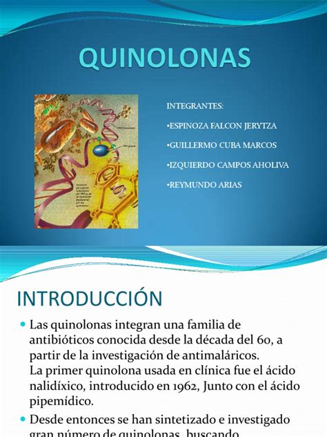 Quinolonas Pptpptx Microbiología Especialidades Medicas