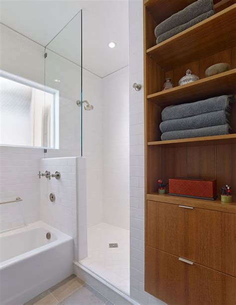 Linen closet with storage shelves. 20 Clever Designs of Bathroom Linen Cabinets | Home Design ...