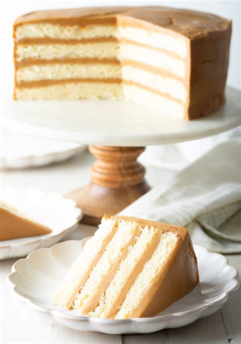 Caramel Cake Recipe With Salted Caramel Frosting
