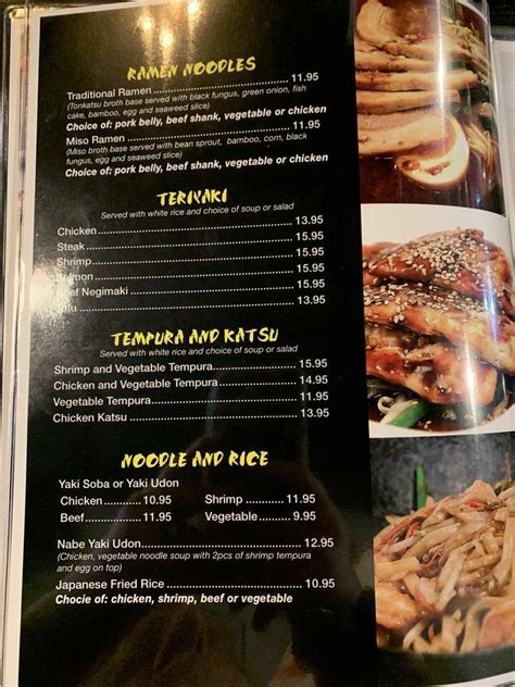 Menu At Miso Restaurant Troy 817 E Big Beaver Rd