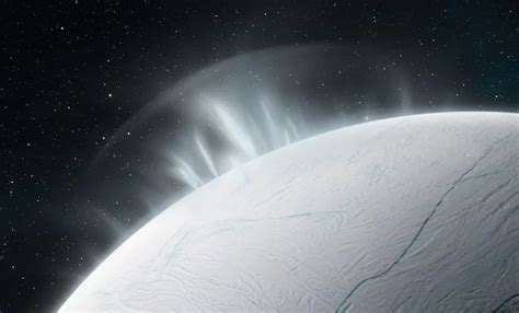 Is There Life On Saturns Icy Moon Enceladus A Huge Plume Of Water