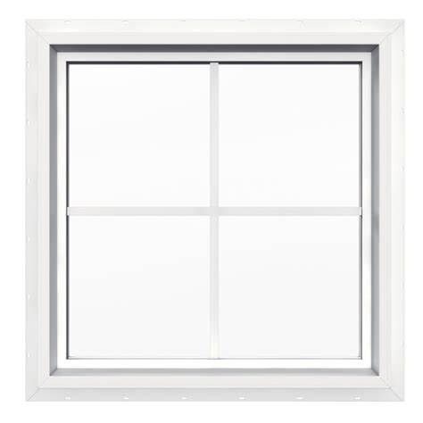 Jeld Wen V 4500 Square New Construction White Exterior Window Rough