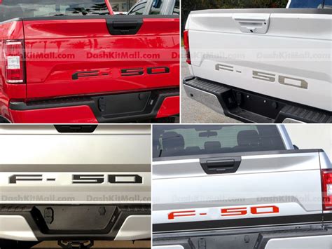 Chrome Tailgate Letters For F 150 2018 2020 Abs Plastic Etsy Uk