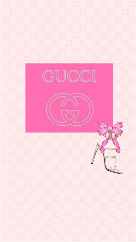 Gucci Logo Pink Wallpapers On Wallpaperdog