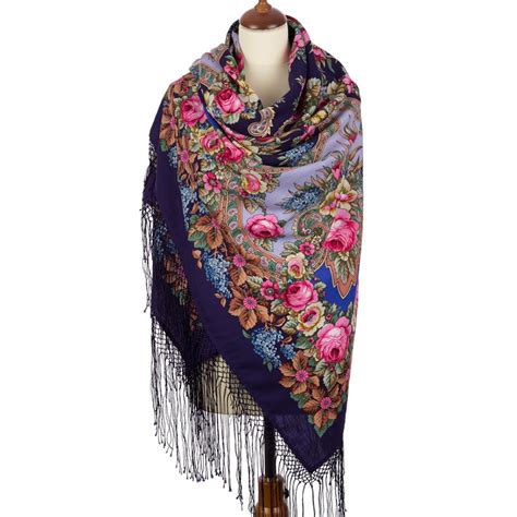 pavlovo posad russian shawl 148x148 cm 58x58 100 wool scarf wrap 563 14