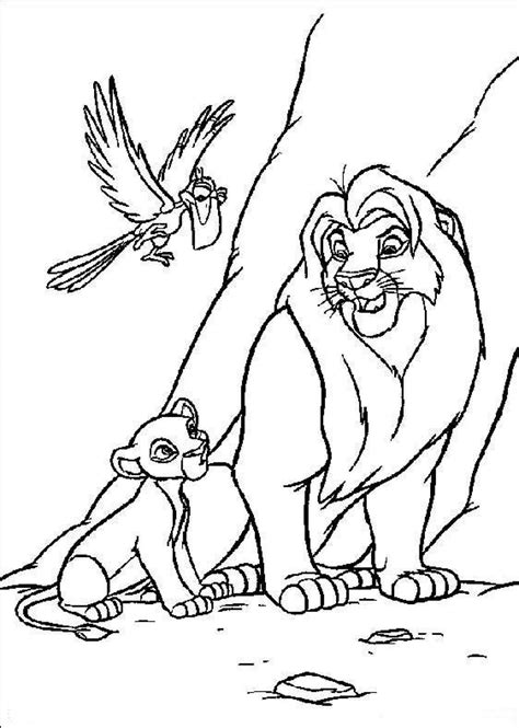 Free printable coloring pages for kids! Free Printable Simba Coloring Pages For Kids
