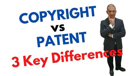 Copyright Vs Patent 3 Key Differences Youtube