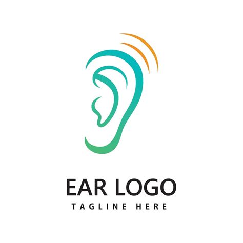 Earhearing Logo Icon Vector Design 3275729 Vector Art At Vecteezy