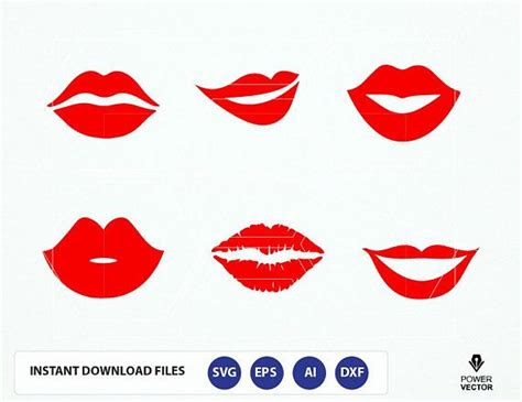 Kissing Lips Svg Kiss Cut File Valentine Svg Wedding Svg Kiss Clipart