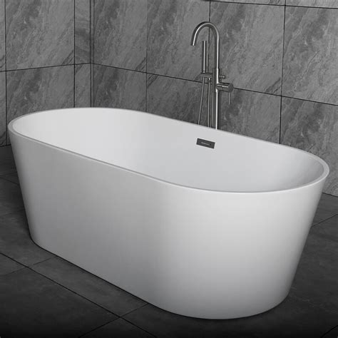 Mti freestanding tub customization is standard, and even single unit freestanding bath orders are built to order. WoodBridge 59" x 29.5" Freestanding Soaking Bathtub ...