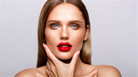 How To Red Lips Makeup Saubhaya Makeup