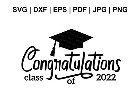 Congratulations Class Of 2022 Svg Graduation Banner Design Etsy
