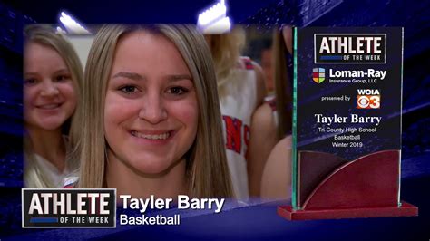 Athlete Of The Week Tayler Barry Youtube