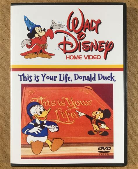 Walt Disneys This Is Your Life Donald Duck Dvd Overseas 80 Minute