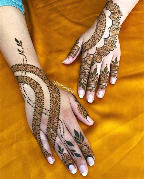 Unique Back Hand Mehndi Designs For The Bridesmaids Wedmegood