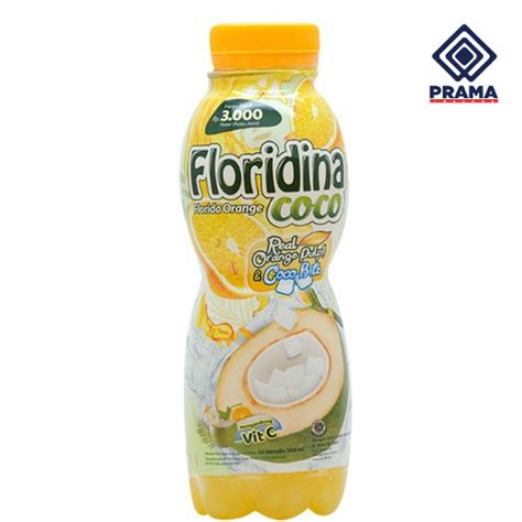 Jual Floridina Orange Coco Botol 350ml Shopee Indonesia