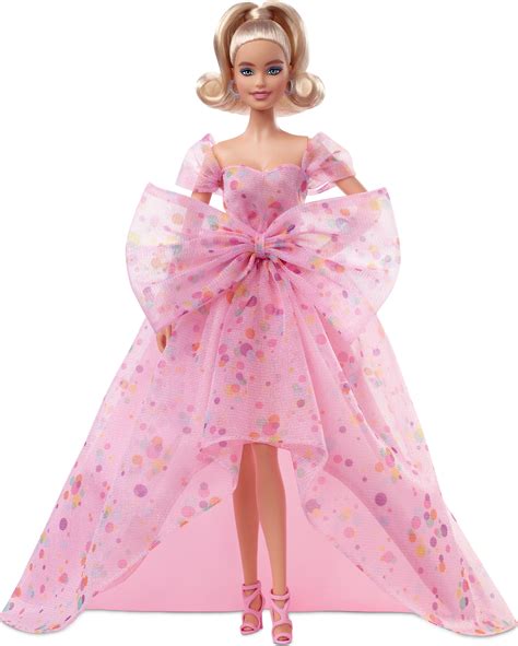 Barbie Signature Birthday Wishes Collectible Doll With Pink Gown