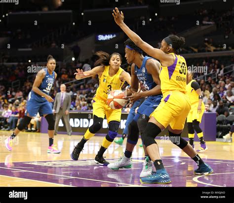 Los Angeles Sparks Forward Candace Parker 3 And Los Angeles Sparks