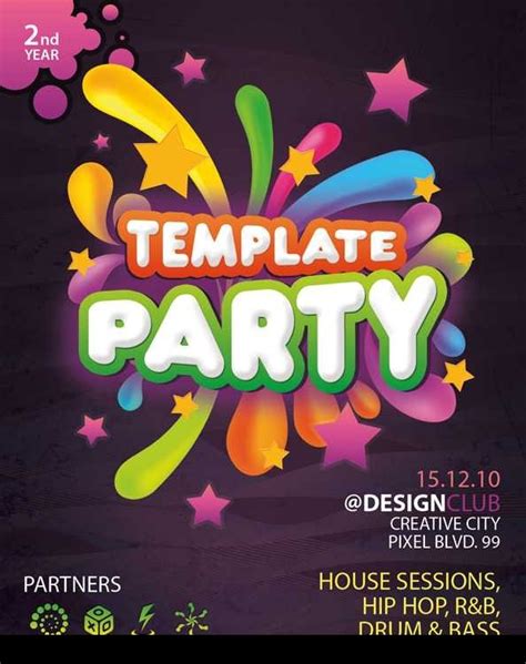 4 Best Images Of Free Printable Party Flyers Templates Free Printable