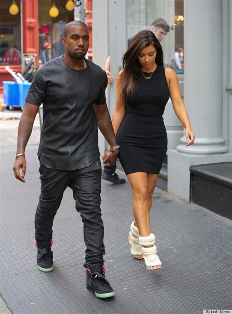 Kim Kardashian Wears Kanye Wests Shoes Again Photos