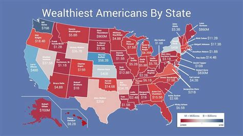 Map Shows Wealthiest Person In Each State