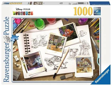 Ravensburger 1000 Piece Disney Pixar Sketches Jigsaws 1000 The