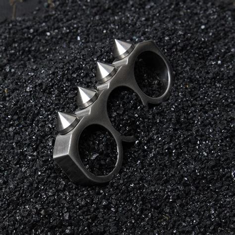 Spiked Brass Knuckles Cakra Edc Gadgets