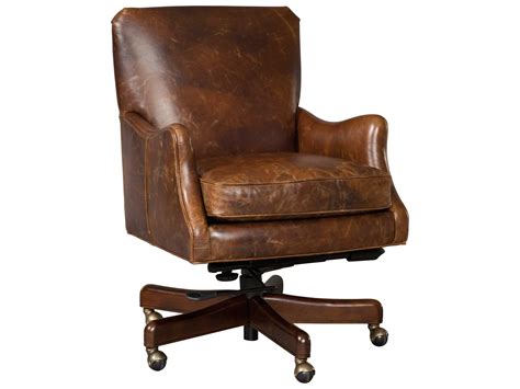 Hooker Furniture Imperial Empire Natchez Brown Executive Swivel Chair Hooec438089