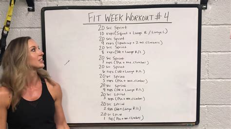 Fit Week Workout 4 Youtube