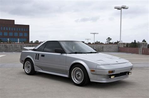 Sell Used 1986 Toyota Mr2 Aw11 Professionally Restored 5sfe Engine In