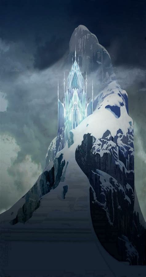 Concept Art For Elsas Ice Castle Disney Pinterest Ice Elsa And Art