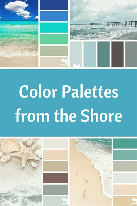 Beach Color Palettes From The Shore Beach Bliss Living