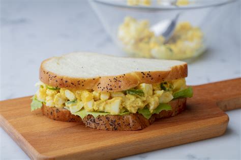 Curried Egg Salad Sandwich On Challah Bread Get Cracking