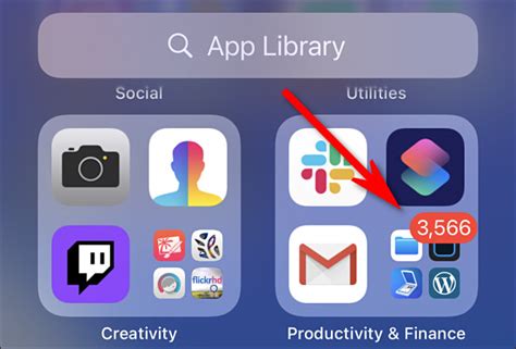 How To Show Or Hide Notification Badges In The App Library On Iphone
