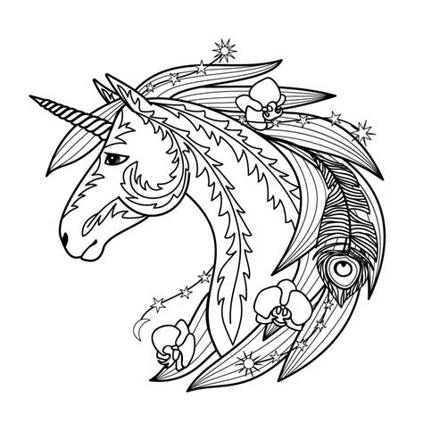 Free To Download Zentangle Unicorn Coloring Pages Malvorlage Einhorn Porn Sex Picture