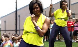 Michelle Obama Dances For ¿let¿s Move¿ Campaign As President Sees Boost