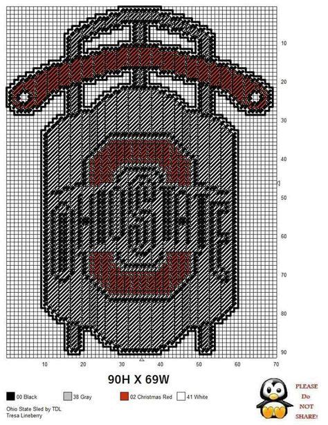51 Best Ohio State Cross Stitch Images In 2017 Ohio State Buckeyes