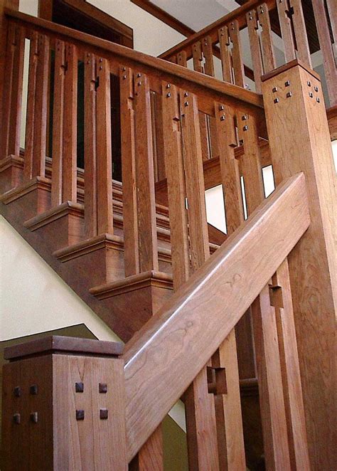 Refinish stairs wood railing wood railings for stairs banisters gel stain staircase makeover stair railing makeover staining furniture general finishes gel update the look of your stairs! Craftsman Staircase Design | Artistic Stairs