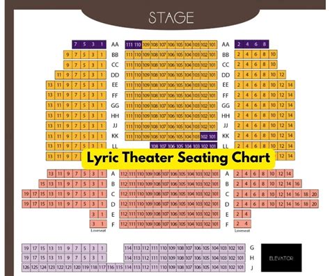 Lyric Theater Seating Chart Find Your Perfect Seat 2023