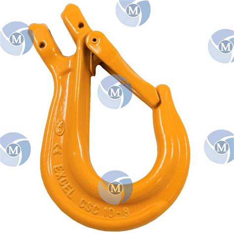 Convertir votre chariot élévateur en une grue mobile avec le crochet pivotant comprend un loquet de sécurité.plus le pince adaptable sur palans et grues. Crochet de levage à chape et linguet CMU 2000KG (Haute ...