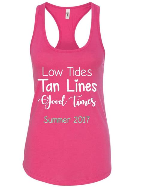 Good Times And Tan Lines Beach Tank Summer Tank Tops Nautical Tank Top Boat Shirt Summer