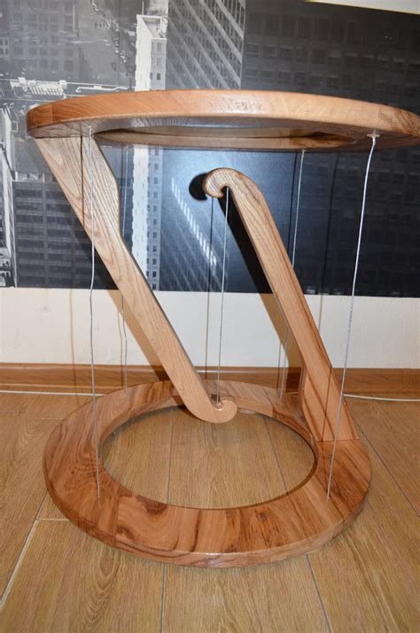 Round Impossible Floating Table Tensegrity Table The Etsy