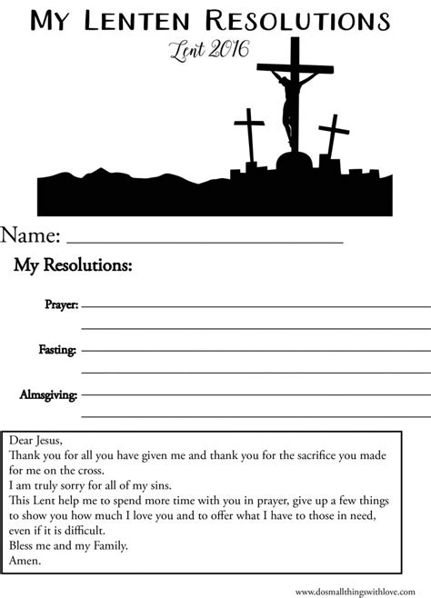 You can get it here. Lenten Worksheets For Kids {Free Printable} - Do Small ...