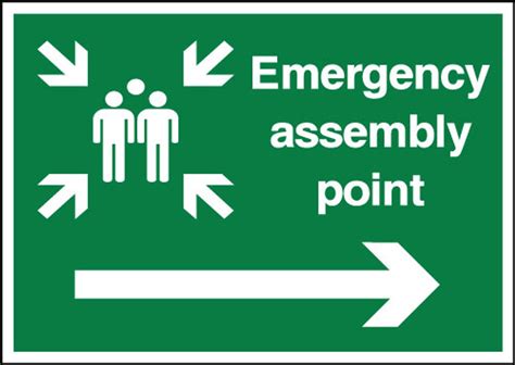 Emergency Assembly Point Sign At Discount Prices