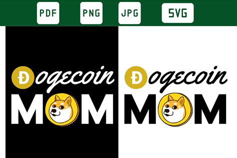 Dogecoin Mom Graphic By Vycstore · Creative Fabrica
