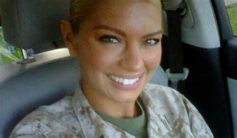 “worlds Hottest Marine” Says Modeling Is Just As Hard As Being A Marine Model Marine Sayings