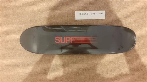 Supreme Supreme Motion Logo Cruiser Skateboard Deck Black Grailed