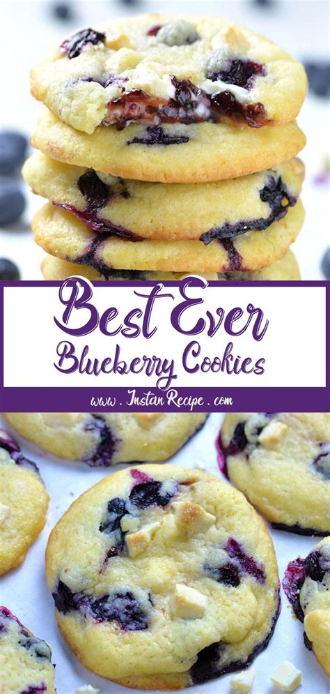 Place about 2 apart on prepared baking sheet and bake until cookies crackle and are set but still slightly soft in the center, 18 to 20 minutes. Best Ever Blueberry Cookies | Blueberry cookies recipes ...
